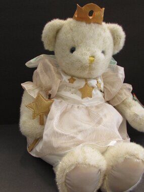 Vtg Fairy Princess Angel 24" Teddy Bear JCPenney 2001 Holiday Golden Bear Co